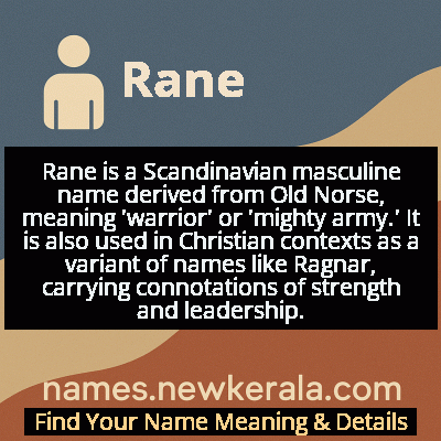 Rane Name Meaning and Origin