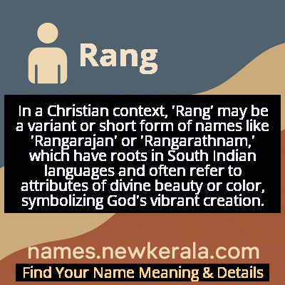 Rang Name Meaning and Origin