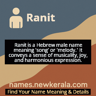 Ranit Name Meaning and Origin