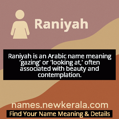 Raniyah Name Meaning and Origin
