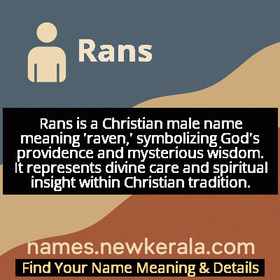 Rans Name Meaning and Origin