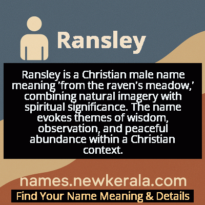 Ransley Name Meaning and Origin