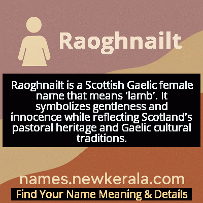 Raoghnailt Name Meaning and Origin