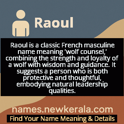 Raoul Name Meaning and Origin