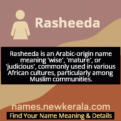 Rasheeda Name Meaning and Origin
