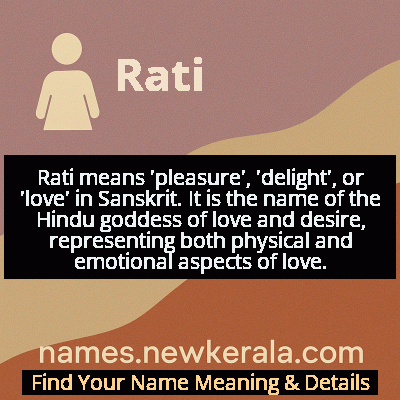 Rati Name Meaning and Origin