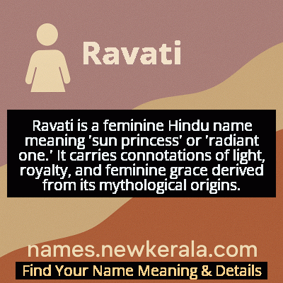 Ravati Name Meaning and Origin