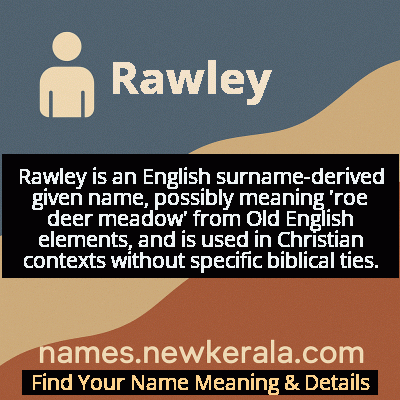 Rawley Name Meaning and Origin