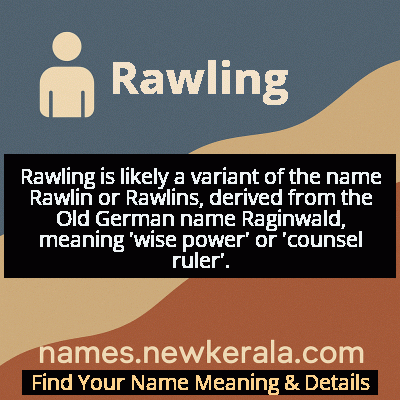 Rawling Name Meaning and Origin