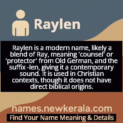 Raylen Name Meaning and Origin