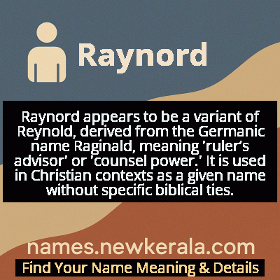 Raynord Name Meaning and Origin