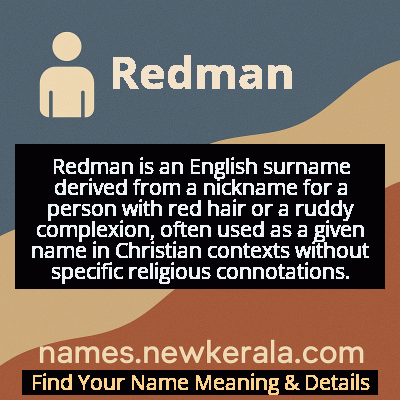 Redman Name Meaning and Origin
