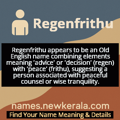 Regenfrithu Name Meaning and Origin
