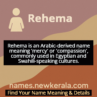 Rehema Name Meaning and Origin