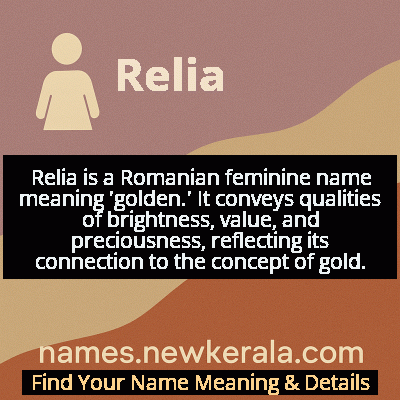 Relia Name Meaning and Origin