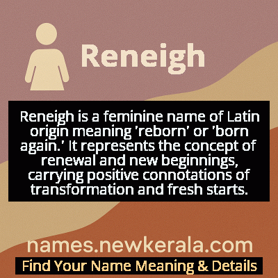 Reneigh Name Meaning and Origin