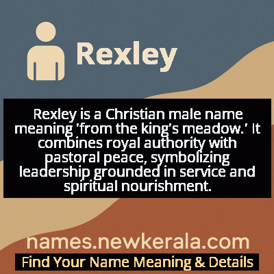 Rexley Name Meaning and Origin