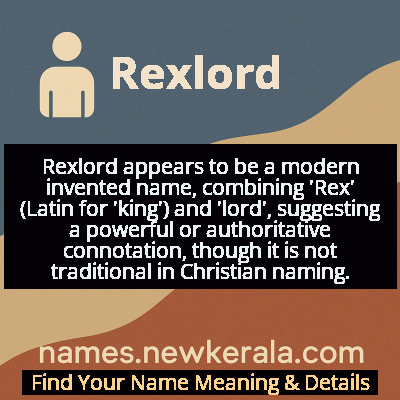 Rexlord Name Meaning and Origin