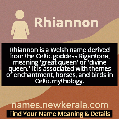 Rhiannon Name Meaning and Origin