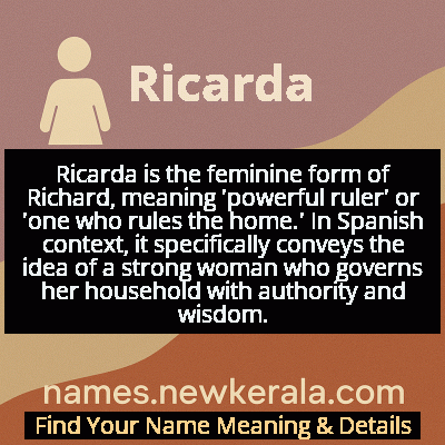 Ricarda Name Meaning and Origin