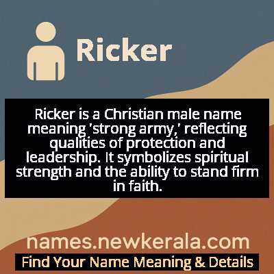 Ricker Name Meaning and Origin