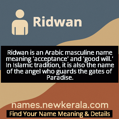 Ridwan Name Meaning and Origin