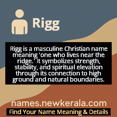 Rigg Name Meaning and Origin