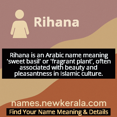 Rihana Name Meaning and Origin