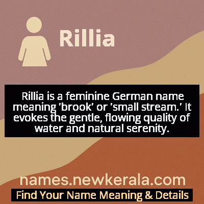Rillia Name Meaning and Origin