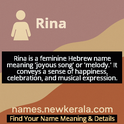 Rina Name Meaning and Origin