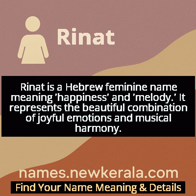 Rinat Name Meaning and Origin