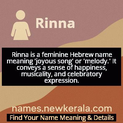 Rinna Name Meaning and Origin