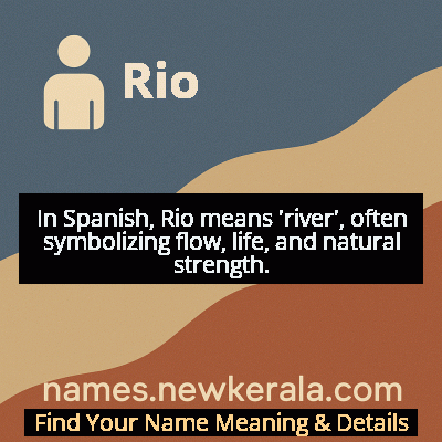 Rio Name Meaning and Origin