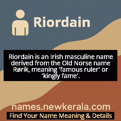 Riordain Name Meaning and Origin