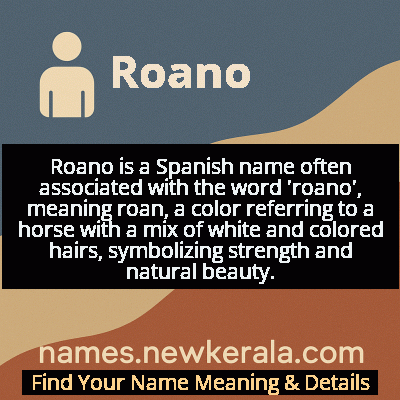 Roano Name Meaning and Origin