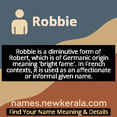 Robbie Name Meaning and Origin