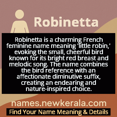 Robinetta Name Meaning and Origin