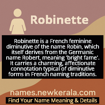 Robinette Name Meaning and Origin