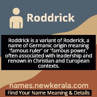 Roddrick Name Meaning and Origin