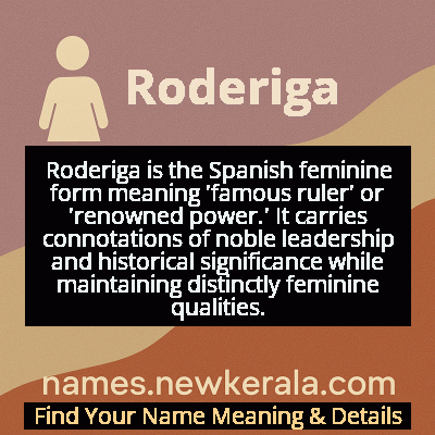 Roderiga Name Meaning and Origin
