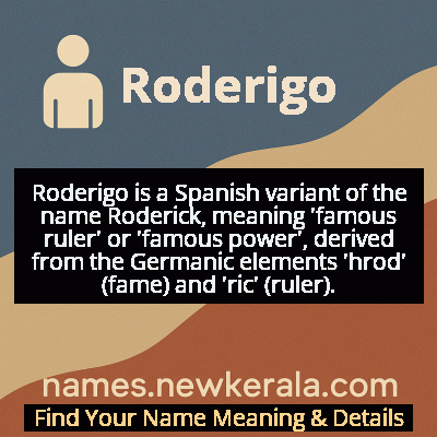 Roderigo Name Meaning and Origin
