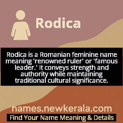 Rodica Name Meaning and Origin