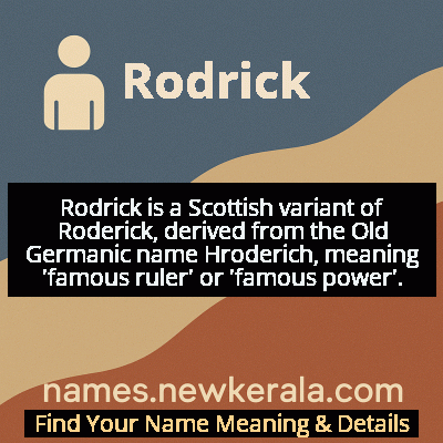 Rodrick Name Meaning and Origin