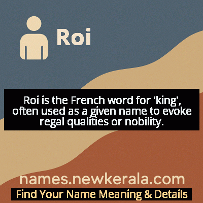 Roi Name Meaning and Origin
