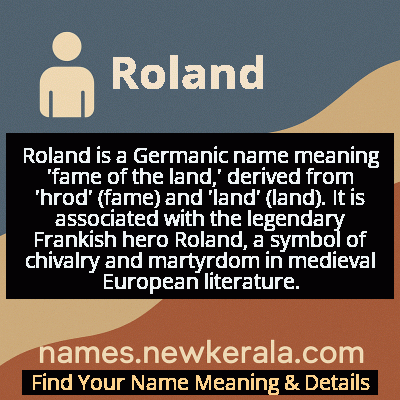 Roland Name Meaning and Origin