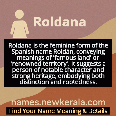 Roldana Name Meaning and Origin