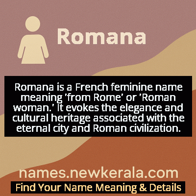 Romana Name Meaning and Origin