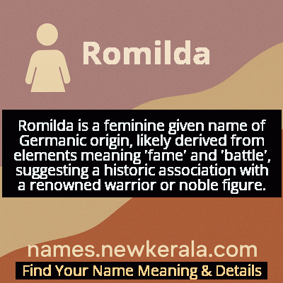 Romilda Name Meaning and Origin