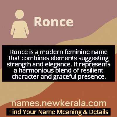 Ronce Name Meaning and Origin