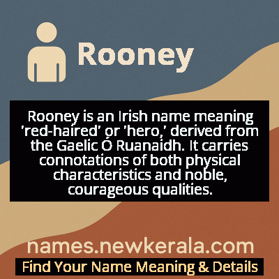 Rooney Name Meaning and Origin